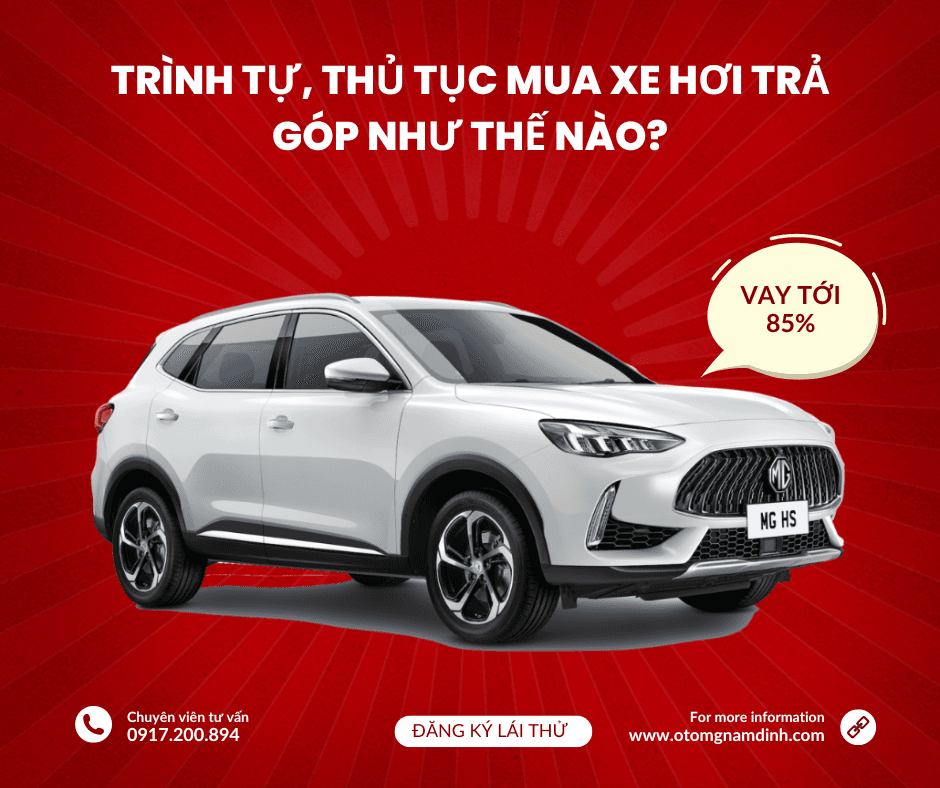Trình tự, thủ tục mua xe trả góp như thế nào?