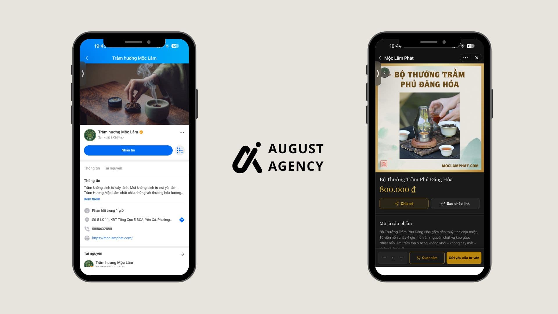 Giải Pháp Zalo Mini App & Zalo OA: Bước Đột Phá Cho Trầm Hương Mộc Lâm